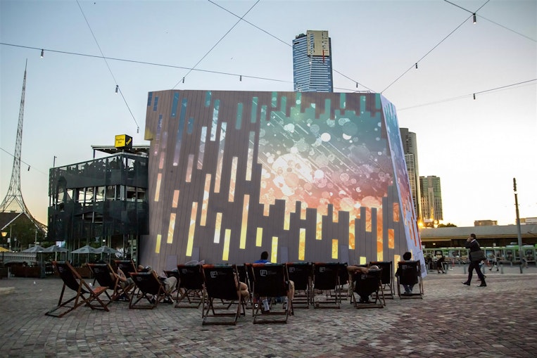 Digital Facade (Big Screen) - Fed Square, Melbourne Australia