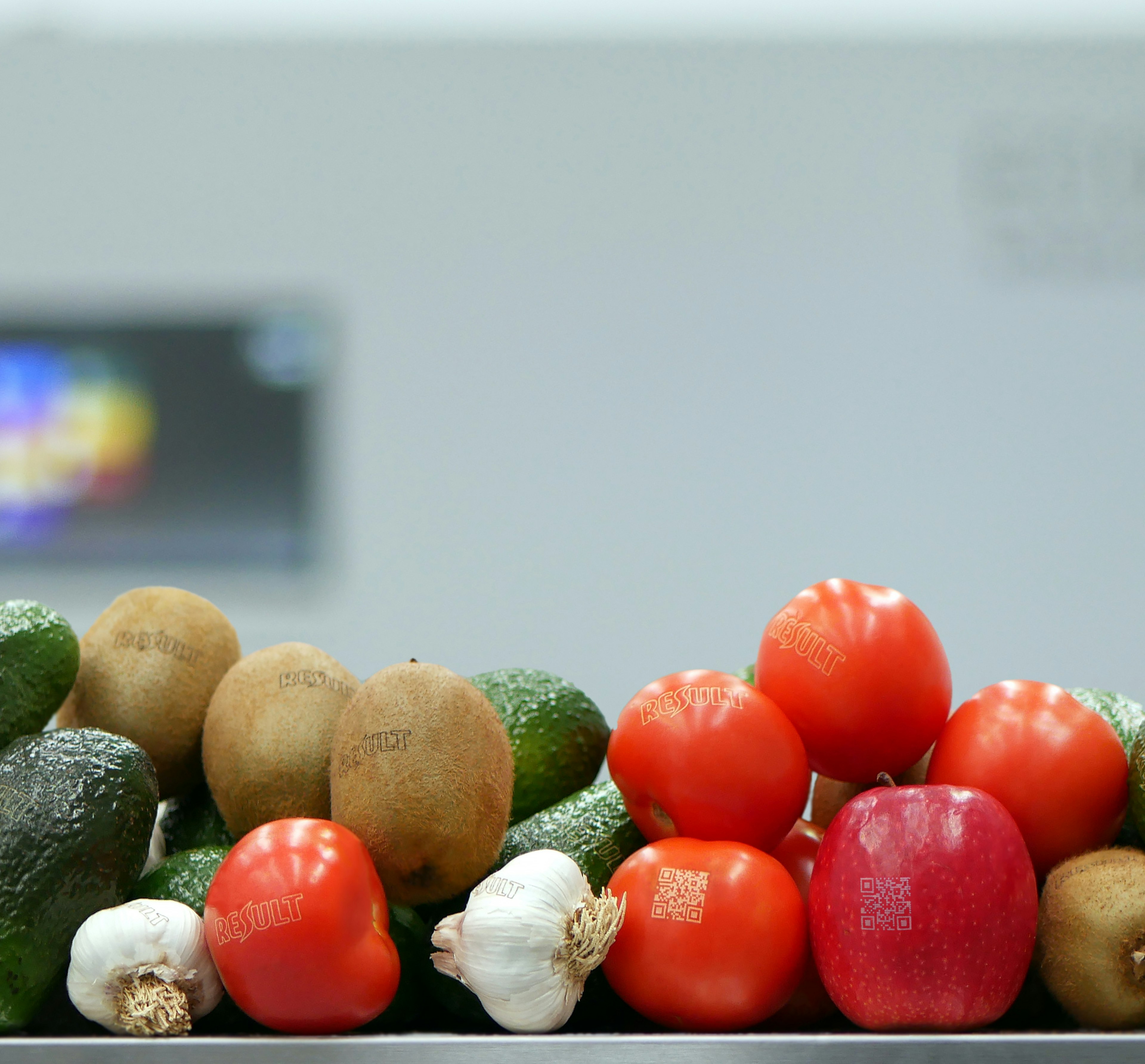 images of fruit branded with EcoMark natural branding